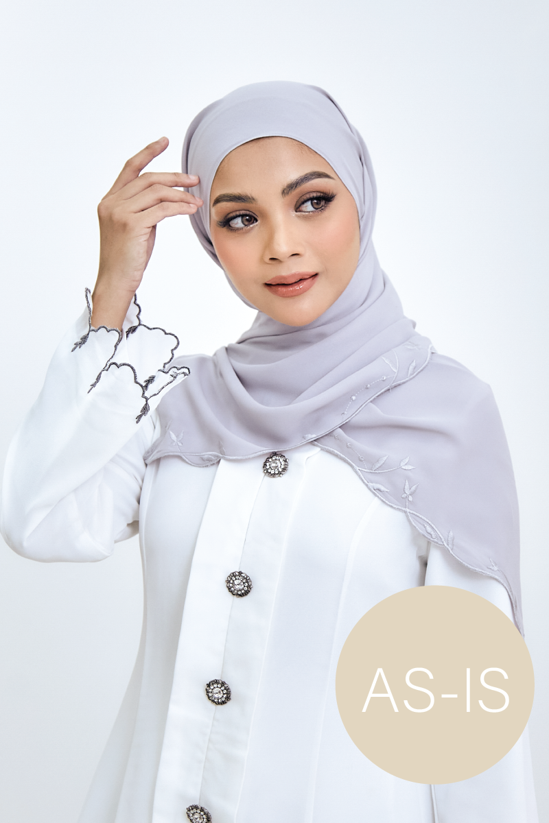 As-is Soul Sulam Shawl Ivy - Light Grey