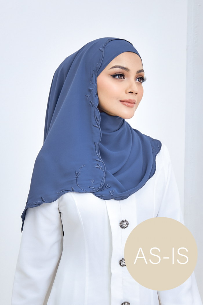 As-is Soul Sulam Shawl Ivy - Dusty Blue