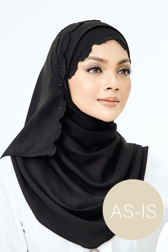 As-is Soul Sulam Shawl Love - Black