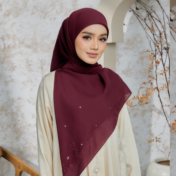 Sulam Diamond- Maroon